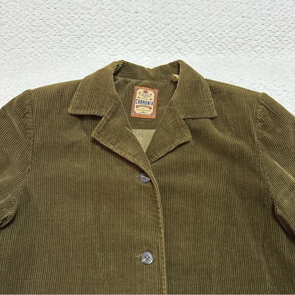 Vintage Prés de Chamonix Cotton Corduroy Shirt Jacket Women’s Size M - Picture 2 of 9